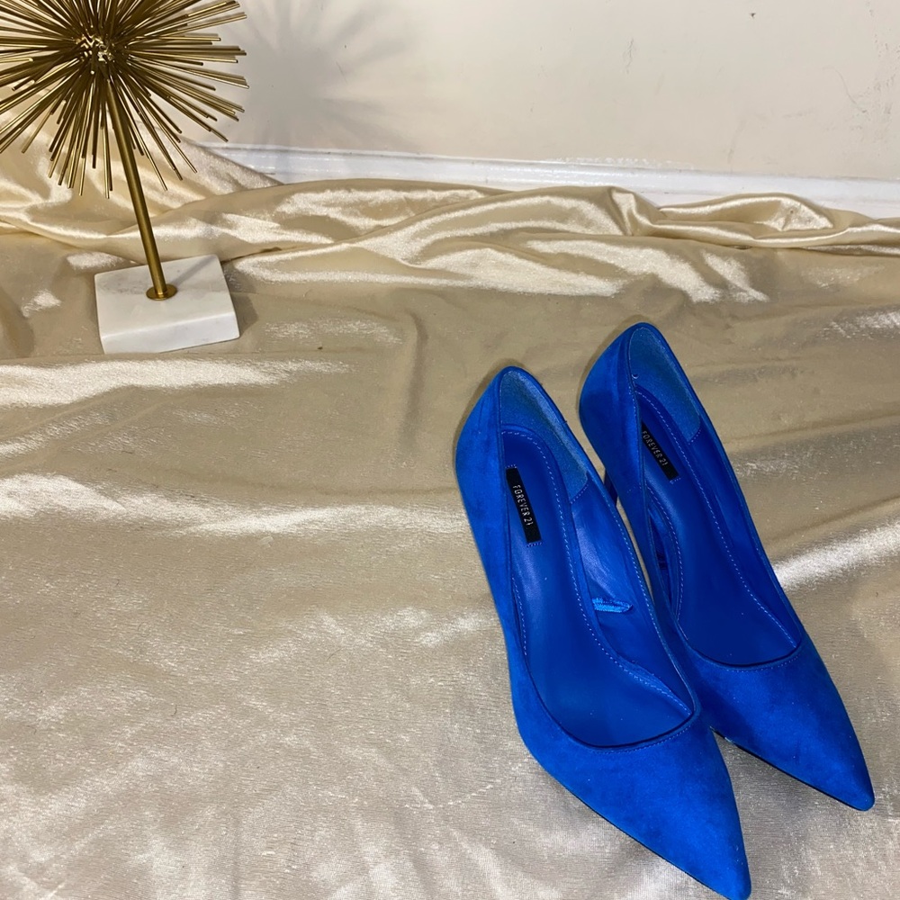 Blue Pumps by Forever 21